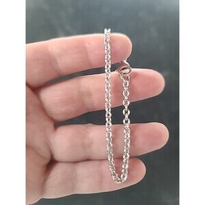 925 Sterling Silver Chain Bracelet Vintage